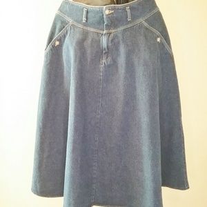 Lord Isaacs denim skirt